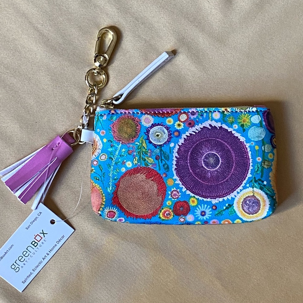 NWT GREENBOX WALLET KEY POUCH